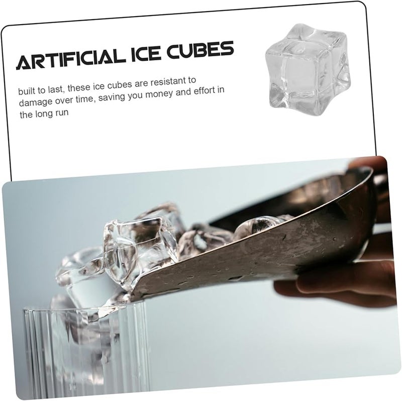 Realistic Fake Ice Cubes 20PCS For Bar Decoration Photography Props Home Decor - Image 4